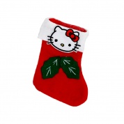 Kitty Little Christmas Cat Stocking | Holly