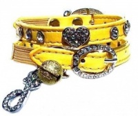Buttercup Belle Diamante Heart Cat Collar by Puchi