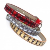 Metallic Cat Collar