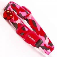 Pink Camouflage Breakaway Cat Collar by Ancol