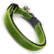 Pistachio Velvet Cool Cat Collar