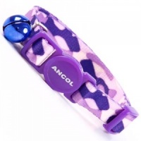 Purple Camouflage Cat Collar by Ancol
