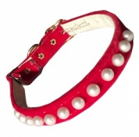 Red Pearl Cat Collar