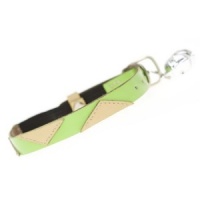Tigger Lime Leather Designer Cat Collar