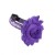 Cadbury Purple Flower Accessory for Cat Collars
