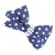 Blue Spotty Bow Tie Cat Collar