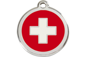 Swiss Cat Tag by Red Dingo