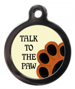 Talk to the Paw Cat ID Tag