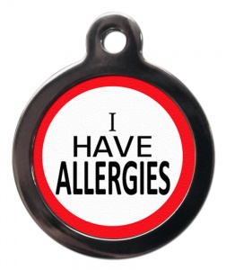 Allergies Alert Cat ID Tag