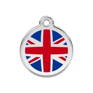 Union Jack Cat Tag by Red Dingo