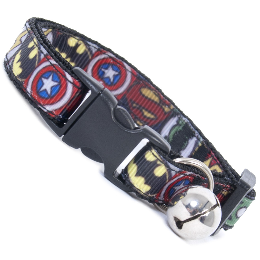Ultimate Superhero Cat Collar | Buckle & Bell | [Safety ...