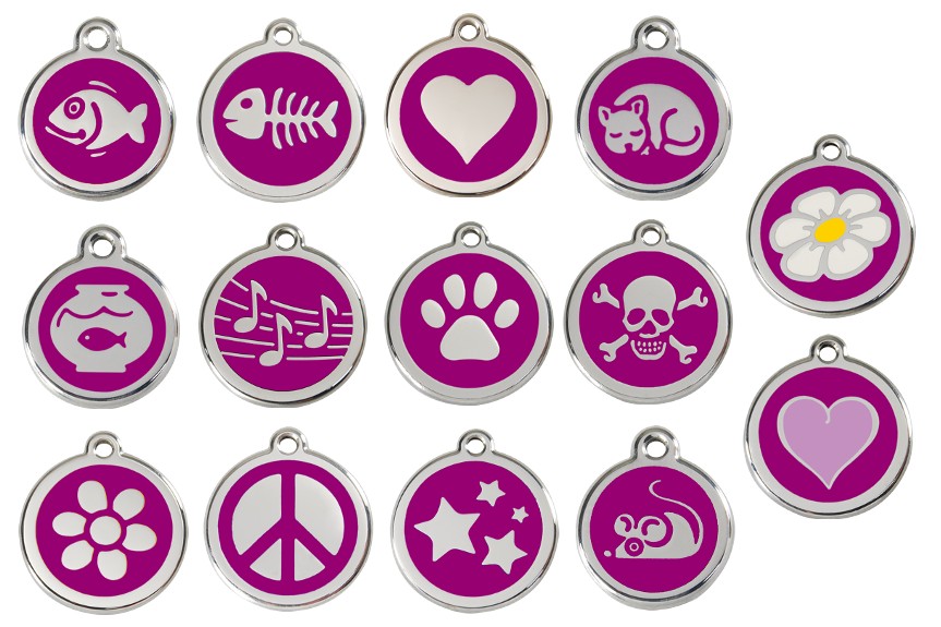 Engraved cat collar tag store