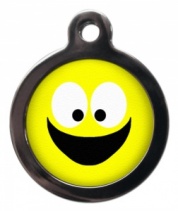 Smiley Face Cat ID Tag