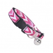 Pink Chevron Cat Safety Collar