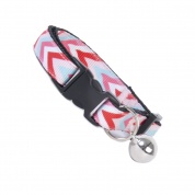 Multi Colour Chevron Cat Safety Collar