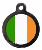 Irish Flag Cat ID Tag