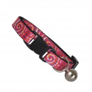 Retro Tie Dye Cat Collar Pink