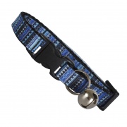 Aztec Tribal Cat Collar - Blue