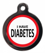 Diabetes Alert Cat ID Tag