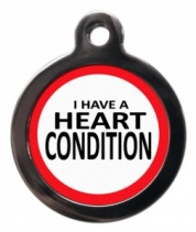 Heart Condition Alert Cat ID Tag