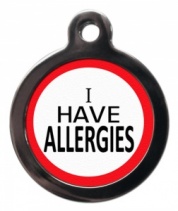 Allergies Alert Cat ID Tag