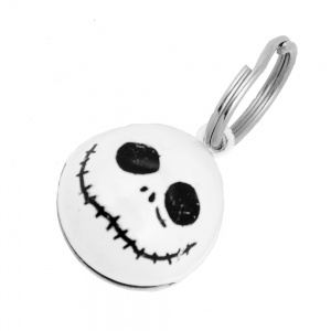 White Skull Bell for Cat Collar