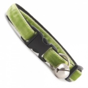 Pistachio Green Velvet Cool Cat Collar