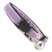 Dusky Lilac Velvet Cool Cat Collar