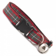 Red Tartan Cat Collar