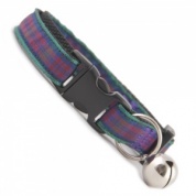 Cerise Tartan Cat Collar