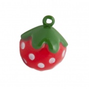 Red Strawberry Bell for Cat Collar