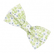 Blue Periwinkel Floral Bow Tie