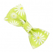 Green Daisy Bow Tie