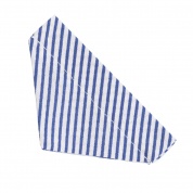 Blue Diagonal Stripe Bandana