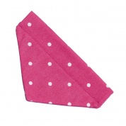 Dark Pink Spotty Cat Bandana