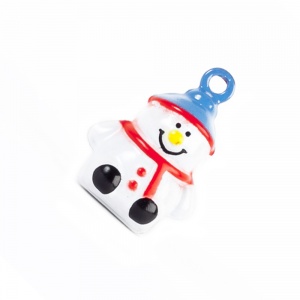 Snowman  Bell for Cat Collar