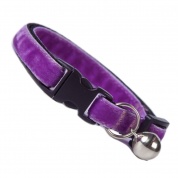 Aubergine Lilac Velvet Cool Cat Collar