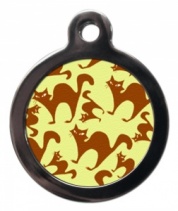 Funky Cats Cat ID Tag