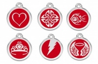 New Red Dingo Cat Tags - Red